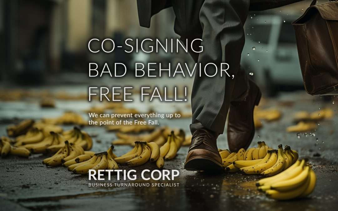 Origin of Failure Co-signing is bad behavior