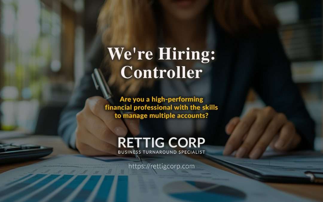 CONTROLLER - Job Opening, inquire within....