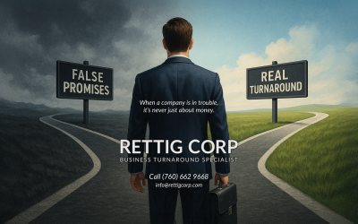 Blog: Tips From A Turnaround Man by Patrick Rettig 8 Business Owners, Avoid Reorganization Bamboozlers!